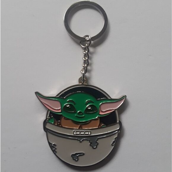 Baby Yoda Keychain Artwork - Star Wars Keychain Artwork - Picture 1 of 3